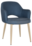 Albury Arm Chair Birch Metal Leg - Richmond Office Furniture