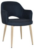 Albury Arm Chair Birch Metal Leg - Richmond Office Furniture
