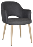 Albury Arm Chair Birch Metal Leg - Richmond Office Furniture