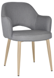 Albury Arm Chair Birch Metal Leg - Richmond Office Furniture