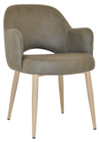 Albury Arm Chair Birch Metal Leg - Richmond Office Furniture