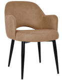 Albury Arm Chair Black Metal Leg - Richmond Office Furniture