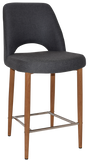 Albury Stool 65cm High Light Oak Metal Leg - Richmond Office Furniture