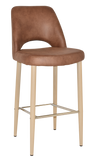 Albury Stool 75cm Birch Metal Leg - Richmond Office Furniture