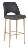 Albury Stool 75cm Birch Metal Leg - Richmond Office Furniture