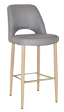 Albury Stool 75cm Birch Metal Leg - Richmond Office Furniture