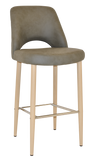 Albury Stool 75cm Birch Metal Leg - Richmond Office Furniture