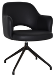 Albury Trestle Arm Chair V2 Black Leg - Richmond Office Furniture