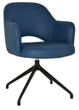 Albury Trestle Arm Chair V2 Black Leg - Richmond Office Furniture