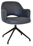 Albury Trestle Arm Chair V2 Black Leg - Richmond Office Furniture