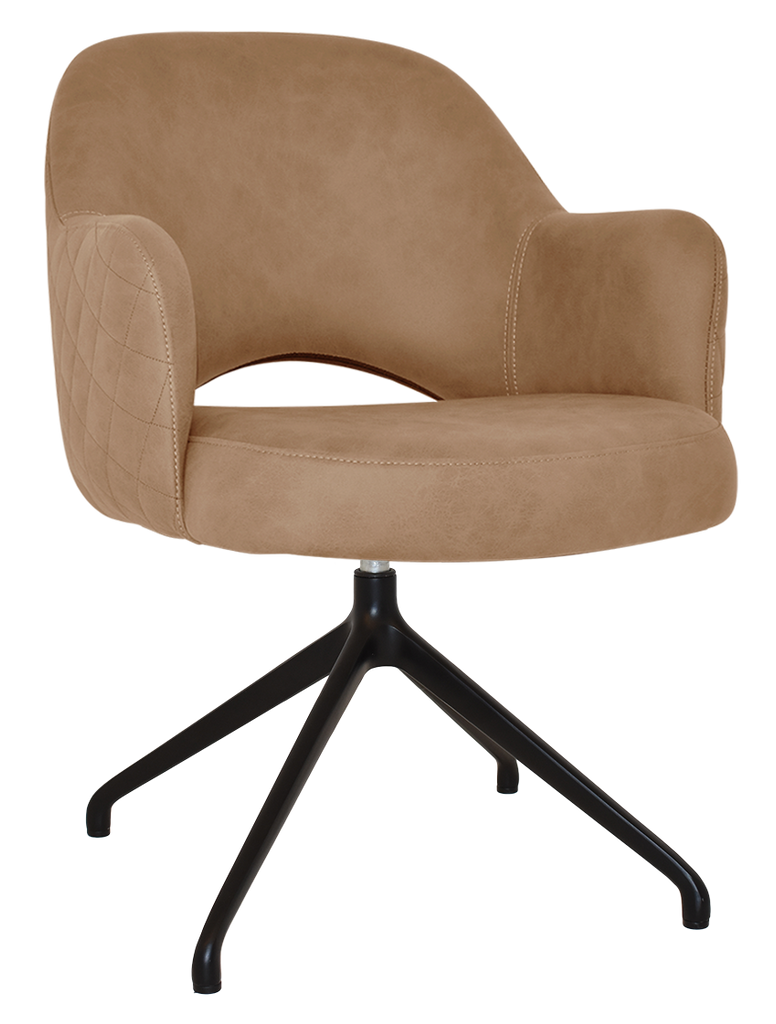 Albury Trestle Arm Chair V2 Black Leg - Richmond Office Furniture