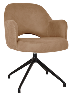 Albury Trestle Arm Chair V2 Black Leg - Richmond Office Furniture