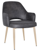 Albury XL Arm Chair Birch Metal Leg - Richmond Office Furniture