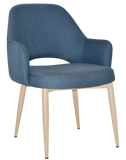 Albury XL Arm Chair Birch Metal Leg - Richmond Office Furniture