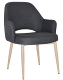 Albury XL Arm Chair Birch Metal Leg - Richmond Office Furniture