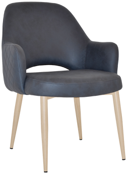 Albury XL Arm Chair Birch Metal Leg - Richmond Office Furniture