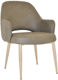 Albury XL Arm Chair Birch Metal Leg - Richmond Office Furniture