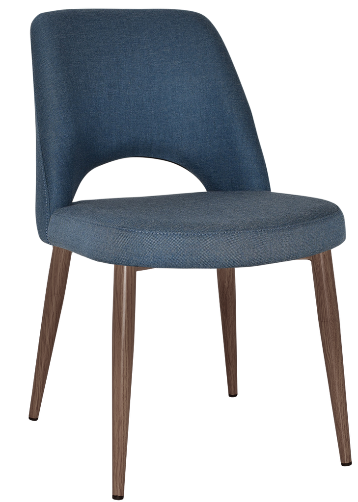 Albury Chair Light Walnut Metal Leg - Richmond Office Furniture