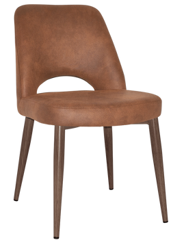 Albury Chair Light Walnut Metal Leg - Richmond Office Furniture