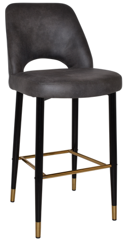 Albury Stool 75cm Brass Detail Leg - Richmond Office Furniture