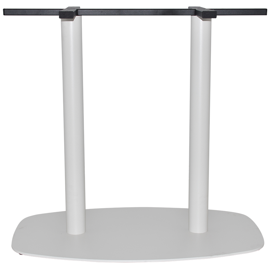 Arc 2 Way Table Base White - Richmond Office Furniture