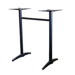 Astoria Twin Black Bar Table Base - Richmond Office Furniture