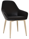 Bronte Tub Chair Birch Metal Leg - Richmond Office Furniture