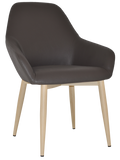 Bronte Tub Chair Birch Metal Leg - Richmond Office Furniture