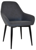 Bronte Tub Chair Black Metal Leg - Richmond Office Furniture