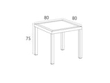 Ares Table 80cm Square - Richmond Office Furniture