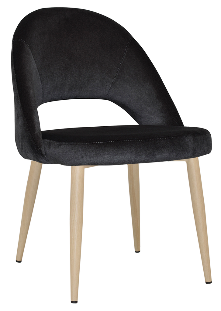 Chevron Chair Birch Metal Leg - Richmond Office Furniture