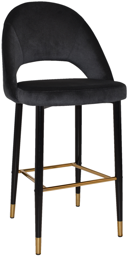 Chevron Stool Brass Features Leg - Richmond Office Furniture