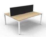 Deluxe Profile Leg 2 Person Desk With Screen - Richmond Office Furniture