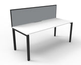 Deluxe Profile Leg Desk With Screen - Richmond Office Furniture