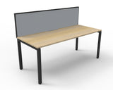 Deluxe Profile Leg Desk With Screen - Richmond Office Furniture