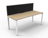 Deluxe Profile Leg Desk With Screen - Richmond Office Furniture