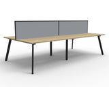 Eternity Double Sided Workstation With Screen - Richmond Office Furniture