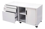 Mobile Desk Caddy White - Richmond Office Furniture