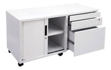 Mobile Desk Caddy White - Richmond Office Furniture