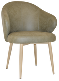 Hugo Armchair Birch Metal Leg - Richmond Office Furniture