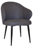 Hugo Arm Chair Black Metal Leg - Richmond Office Furniture