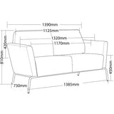 Jaden 2 Seat Lounge - Richmond Office Furniture