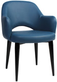 Albury Arm Chair Black Metal Leg - Richmond Office Furniture