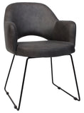 Albury Arm Chair Sled Base - Richmond Office Furniture