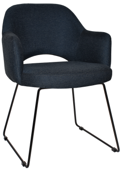 Albury Arm Chair Sled Base - Richmond Office Furniture