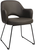 Albury Arm Chair Sled Base - Richmond Office Furniture