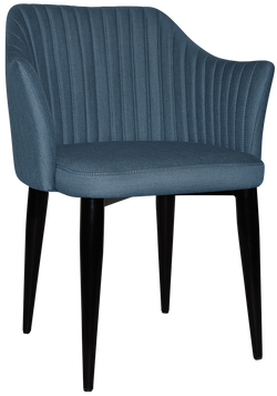 Coogee Arm Chair Black Metal Leg - Richmond Office Furniture