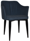 Coogee Arm Chair Black Metal Leg - Richmond Office Furniture