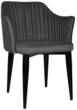 Coogee Arm Chair Black Metal Leg - Richmond Office Furniture