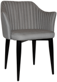Coogee Arm Chair Black Metal Leg - Richmond Office Furniture